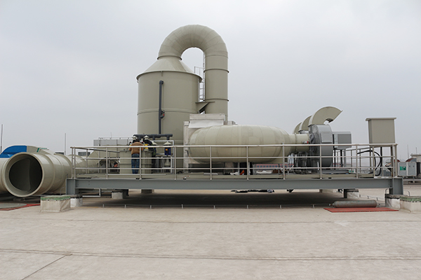 洗滌塔+放射性低溫等離子設(shè)備 洗滌塔+放射性低溫等離子設(shè)備